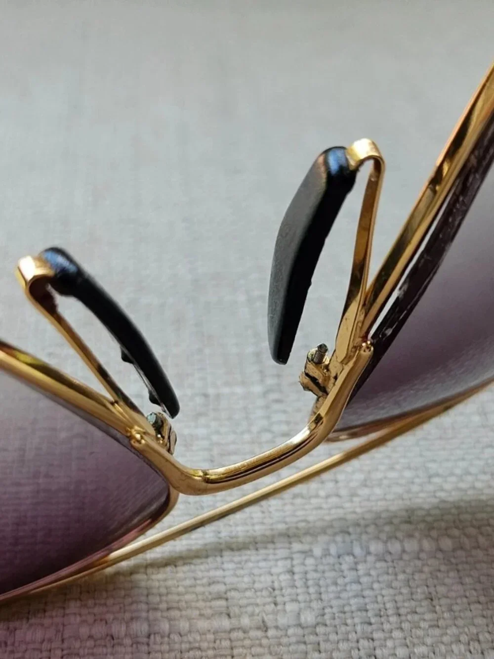 Vintage Carrera X Movado Men Sunglasses Eyewear Gold Tone Metal Germany Rare